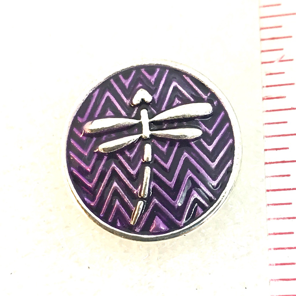 Snap Button 20mm Gingersnaps Dragonfly Asn20 15$